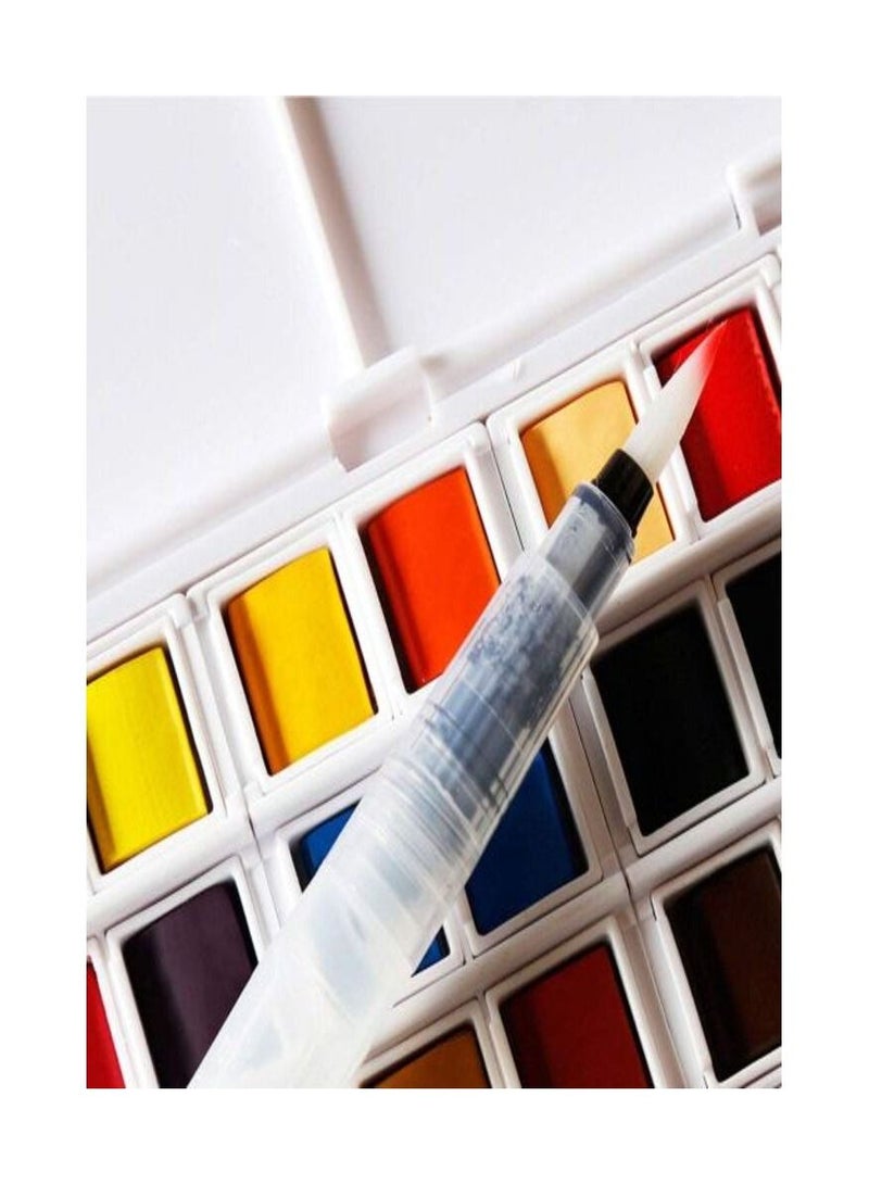 Smart-12 Watercolor Set + 3 Color Gift + Paint Mat - Acurel Colors - Image 2