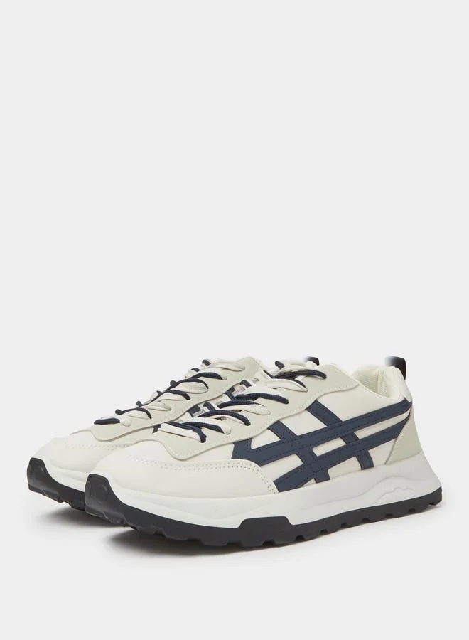 Styli Beige Street Style Sneakers