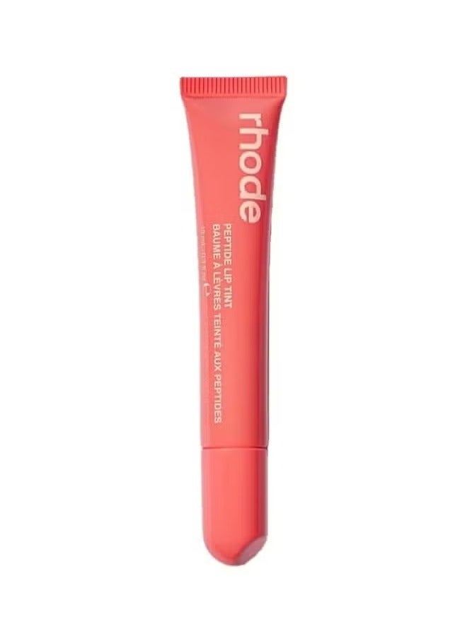rhode Peptide Lip Tint, Lip Gloss Lip Balm Moisturizes Lips, Tinted Lipstick, Helps Lock Moisture for Fuller & Softer Lips 10ml (Peach Pit) - Image 1
