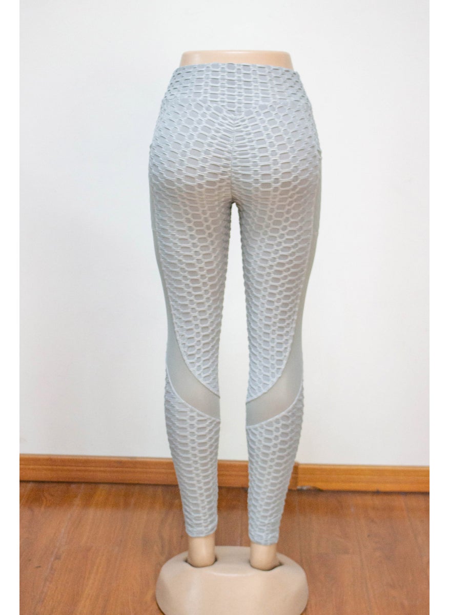 Generic - Womens Yoga Pants High Waist Mesh Splice Fitness Shorts Summer Autumn Winter Running Sports Dance Cycling Fitness Equipment Cameo - Image 1
