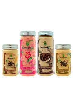 Herbtoniq 100% Natural Dry Amla Hibiscus Reetha And Shikakai Powder For Dandruff Hairfall Hair Care Regimens(550 Gram)  - Image 1