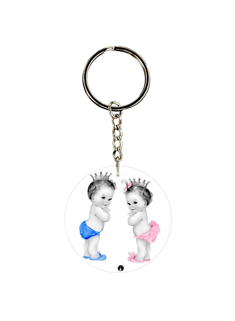RKN Baby Printed Dual Sided Keychain