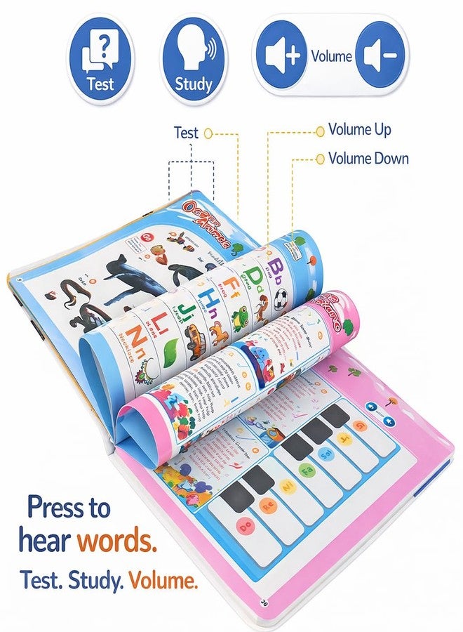 Braintastic Interactive English Word Sound Book for Kids | Talking Musical Learning Book with 13 Themes and 300 Plus Words | Educational Sound Book for Toddlers Age 3 Years and Above - Image 5