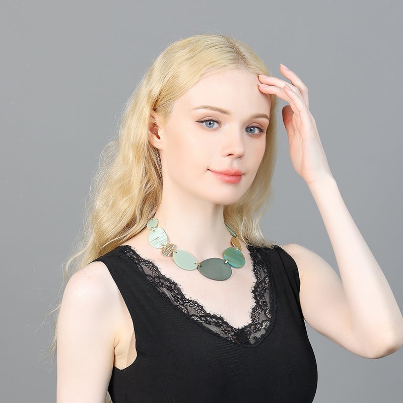 Cross-Border Exclusive Noon New Necklace Fashionable High-End Sweater Chain European Style Accessories Wholesale - Image 4