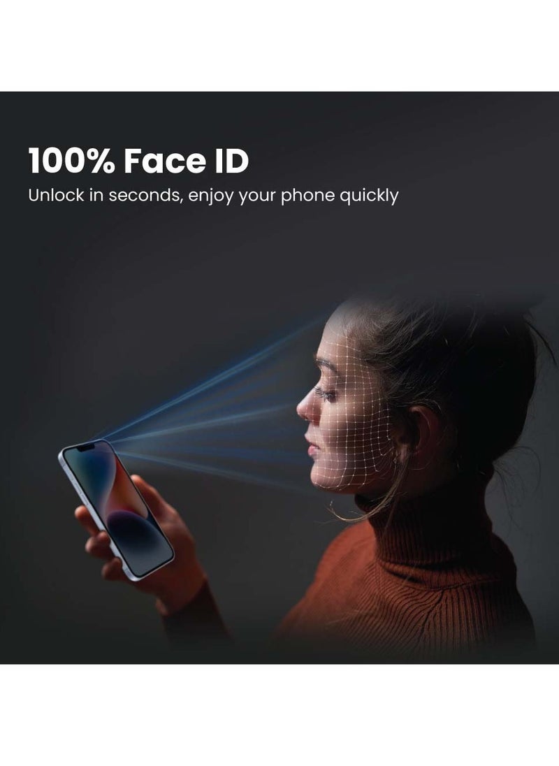 Brave - Privacy Screen Protector for iPhone 16 Pro Max 6.9 inch, Full Coverage, Spy Protection & Privacy, Face ID Compatible, 9H Hardness Tempered Glass for Durability, Fingerprint, Scratch & Shatter Resistant, Bubble-Free Application, Easy Installation with Alignment Frame, Case Compatible, High Clarity for Enhanced Security - Image 1