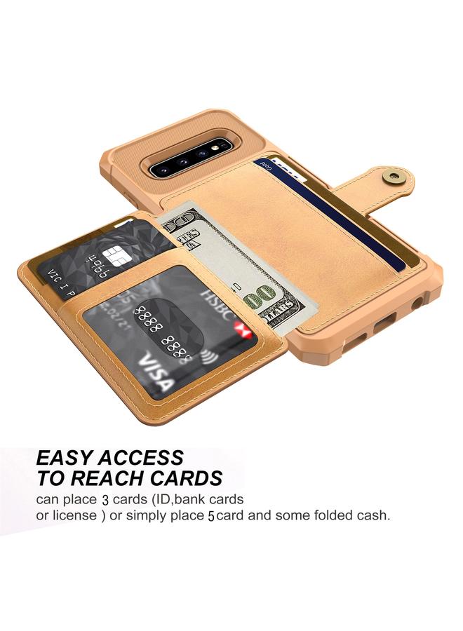 S-TOP Case For Samsung Galaxy S10 Magnetic Wallet Card Bag Leather Phone Case - Image 3