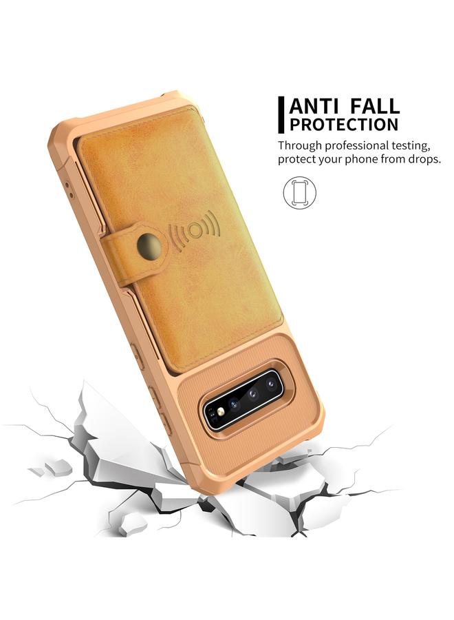 S-TOP Case For Samsung Galaxy S10 Magnetic Wallet Card Bag Leather Phone Case - Image 5