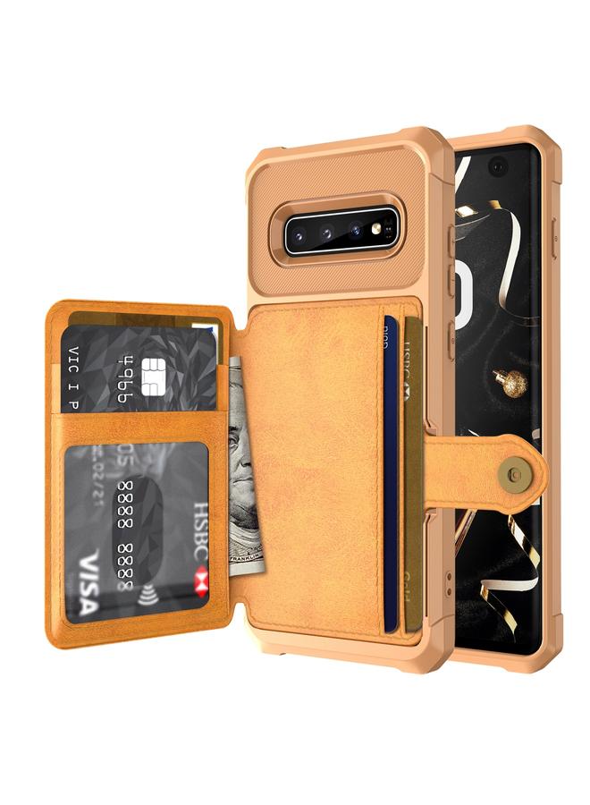 S-TOP Case For Samsung Galaxy S10 Magnetic Wallet Card Bag Leather Phone Case - Image 1