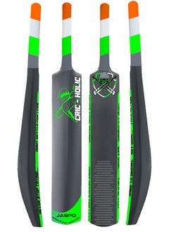 Jaspo Cric-Holic Senior Plastic Cricket Full Size Bat (34” X 4.5” Inch) For All Age Group With Soft Cricket Ball Combo  - Image 5