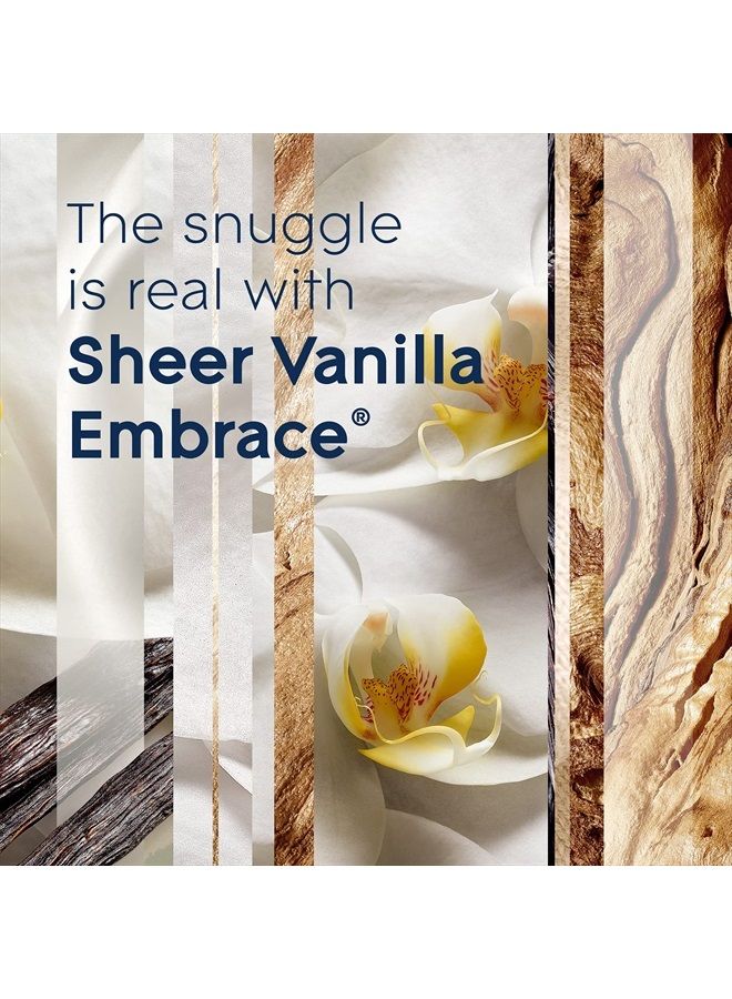 Glade عبوات إعادة تعبئة معطر الهواء، زيوت عطرية وأساسية للمنزل والحمام، عطر الفانيليا الشفافة، 1.34 أونصة، 12 قطعة - Image 3