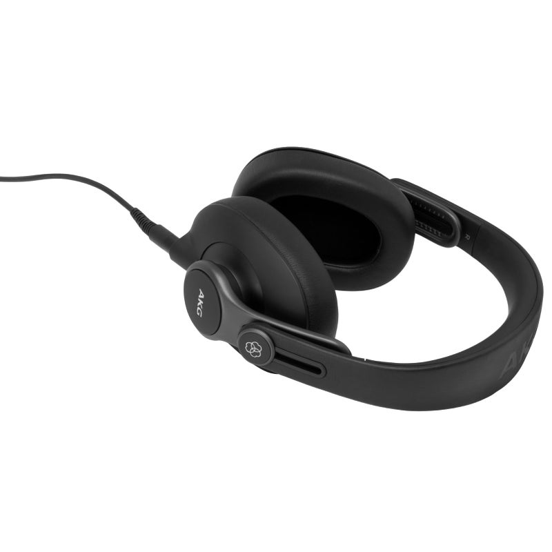 AKG Pro Audio K371 Wired Over-Ear, Closed-Back, Foldable Professional Recording Studio Headphones, Studio Monitor Mixing, Podcast, DJ Stereo Headsets, Black - Image 3