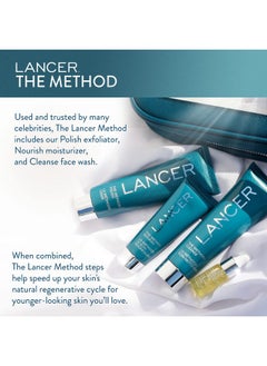 lancer Skincare The Method Intro Kit 3Step Antiaging Facial Exfoliator Cleanser And Moisturizer Kit For Glowing Skin Reveals Healthylooking Glowing Skin  - Image 3