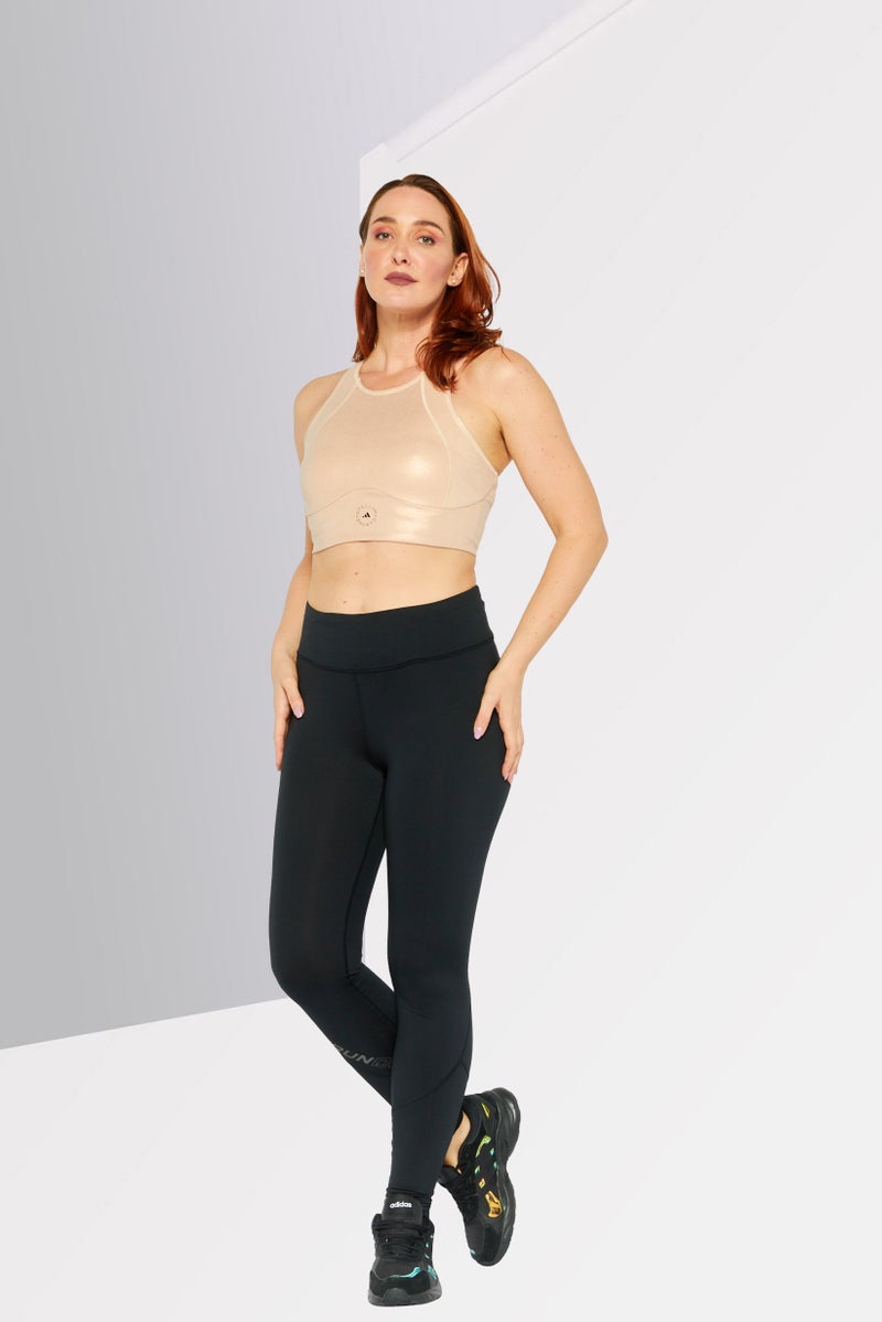 Adidas by Stella McCartney Women Non Padded Training Sports Bra, Rose Gold - Image 4