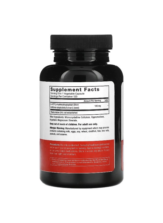 Force Factor Force Factor, 5-HTP, 100 mg, 120 Vegetable Capsules  - Image 2