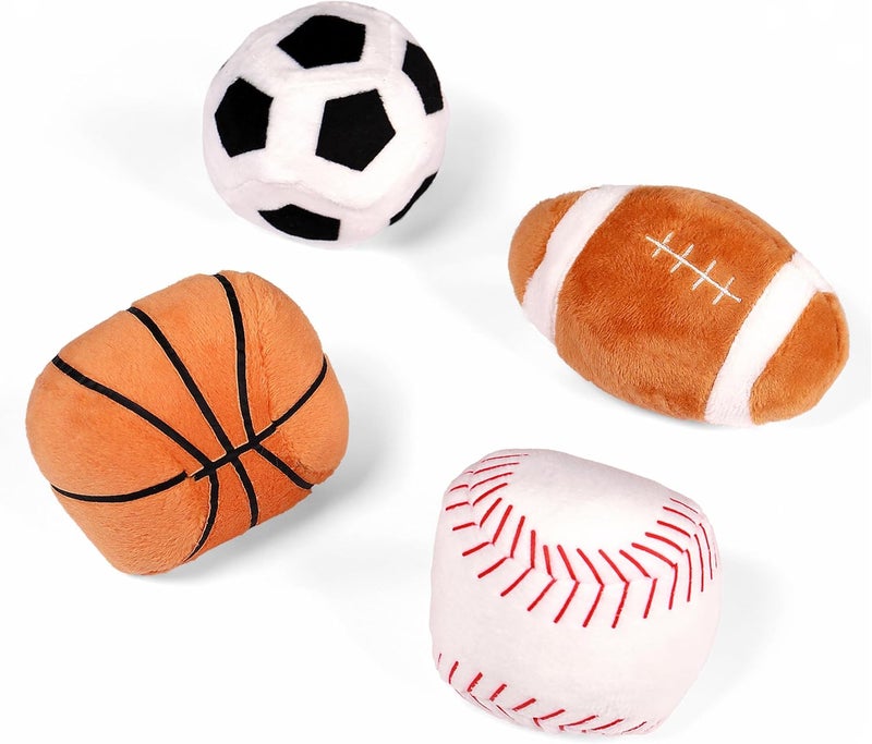 GUND Baby My First Sports Bag Stuffed Plush Playset, 5 Piece, 8" - Image 3