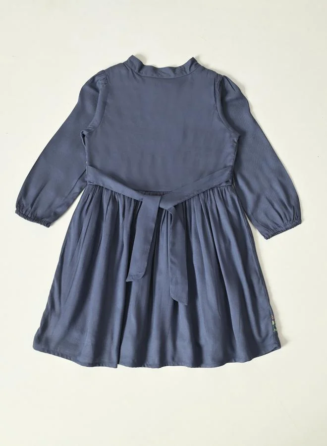 BELLA MODA Embroidered A-Line Dress