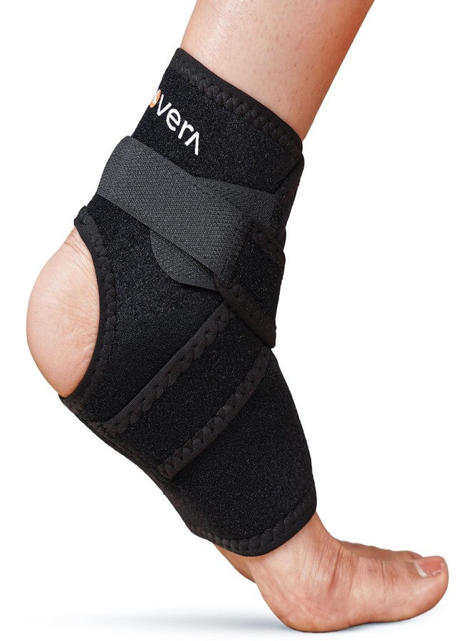 FOVERA Premium Ankle Support Compression Brace for Injuries, Ankle Protection | Adjustable Wrap for Pain Relief & Recovery, Ankle Band for Men & Women, Breathable Neoprene - 1 Pc, Universal Size - Image 1