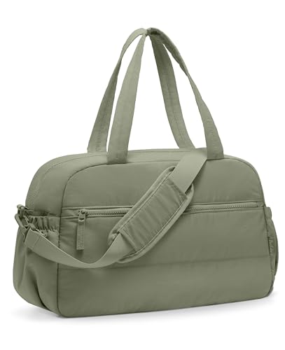 Uselike Gym Bag for Women Travel Duffle Bags with Wet Pocket Lightweight Carry on Bag Overnight Weekender Duffel Bag Water Resistant Sage Green - Image 1