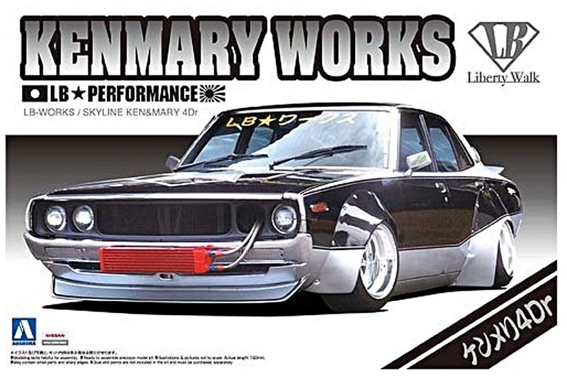 Aoshima LB Works Kenmary 4Dr 1:24 Scale Model Kit - Image 1