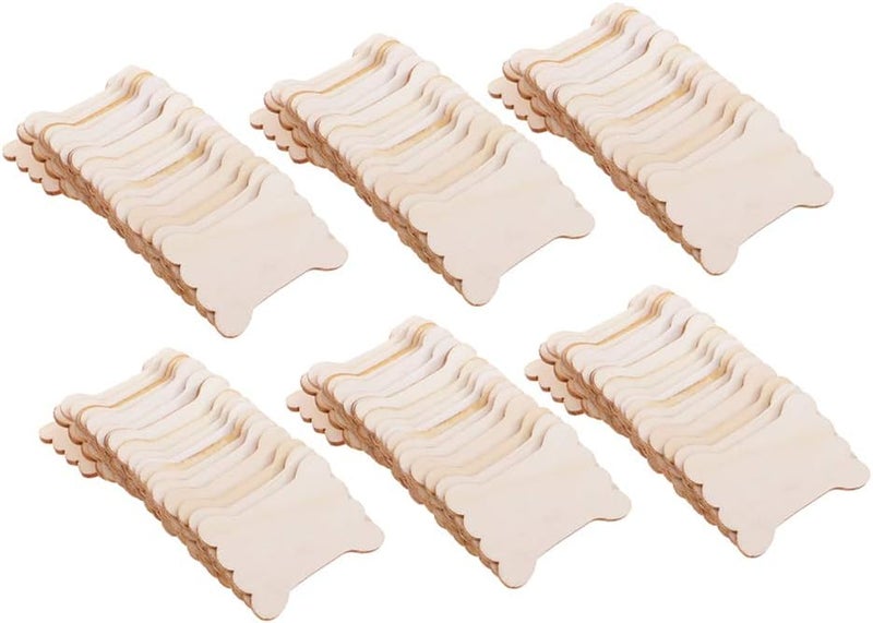 klarako120x Linen Thread Ribbon Twine Spool DIY Wooden Flat Organizers - Image 3