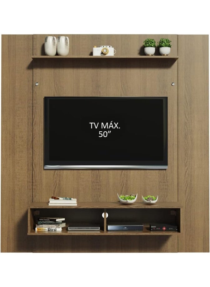 Madesa Arizona Entertainment Center up to 50'' Brown - Image 4