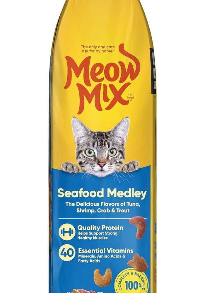 Meow Mix Seafood Medley Dry Cat Food, 1.42 kg - Tasty & Balanced Nutrition for Cats - Image 4