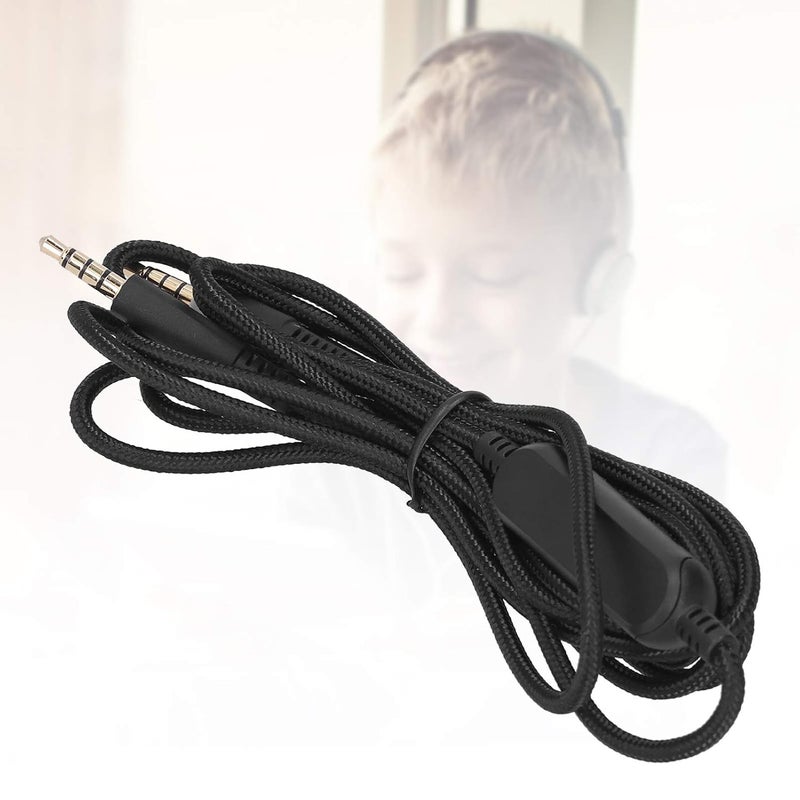 RiToEasysports Gaming Headset Audio Cable, Oxygen-Free Copper with Inline Volume Control Mic Mute Replacement Cable for PC Console Gamers Streamers Office Use - Image 4