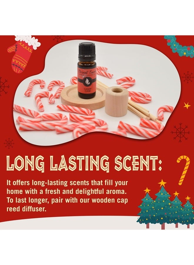 Eternal Essence Oils Holiday Fragrance Oil Gift Set - 6 Long Lasting Scents in 10mL Glass Bottles - Oils for Diffusers, Soap & Candle Making, Aromatherapy - Includes Candy Cane, Pumpkin Patch, & More  - Image 3