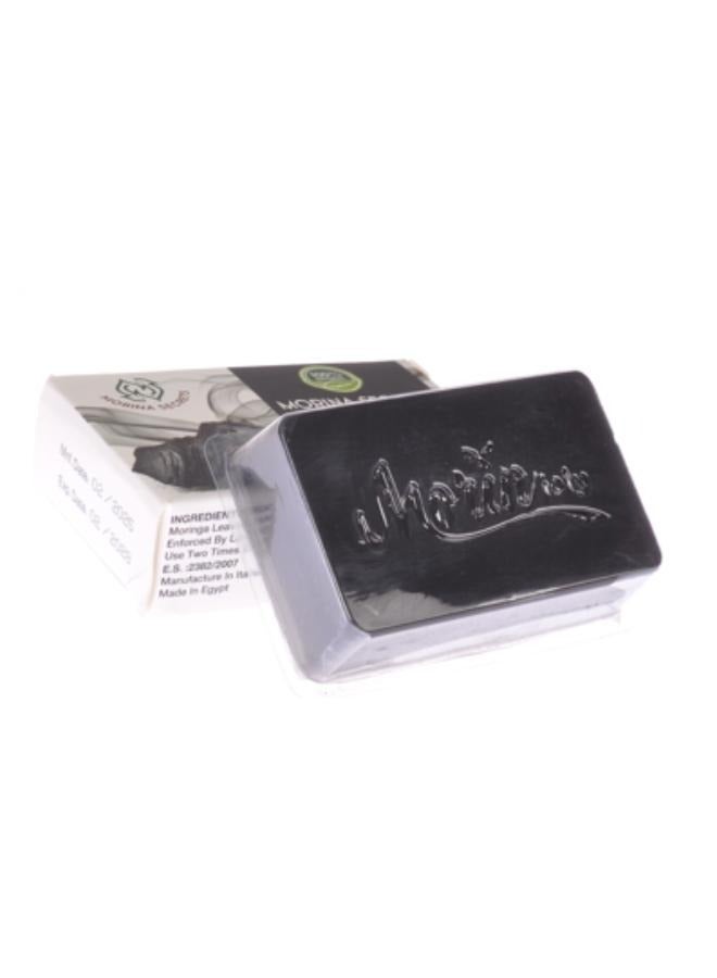 Morina Secrets Moisturizing and skin lightening soap with moringa extract and activated charcoal 90g. - Image 3