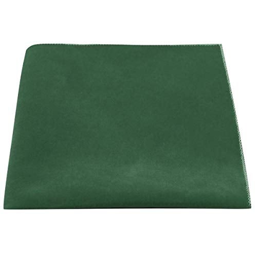 King & Priory Luxury Racing Green Velvet Pocket Square - Image 5
