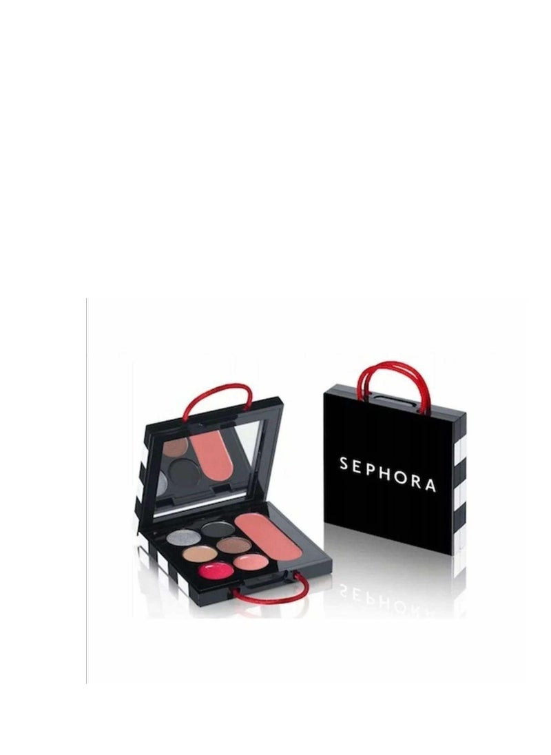 Travel Size SEPHORA Pallate Kit 2 Rouge +4 Eyeshadow + 1 Blush