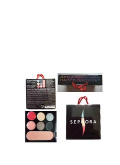 SEPHORA Travel Size SEPHORA Pallate Kit 2 Rouge +4 Eyeshadow + 1 Blush  - Image 2