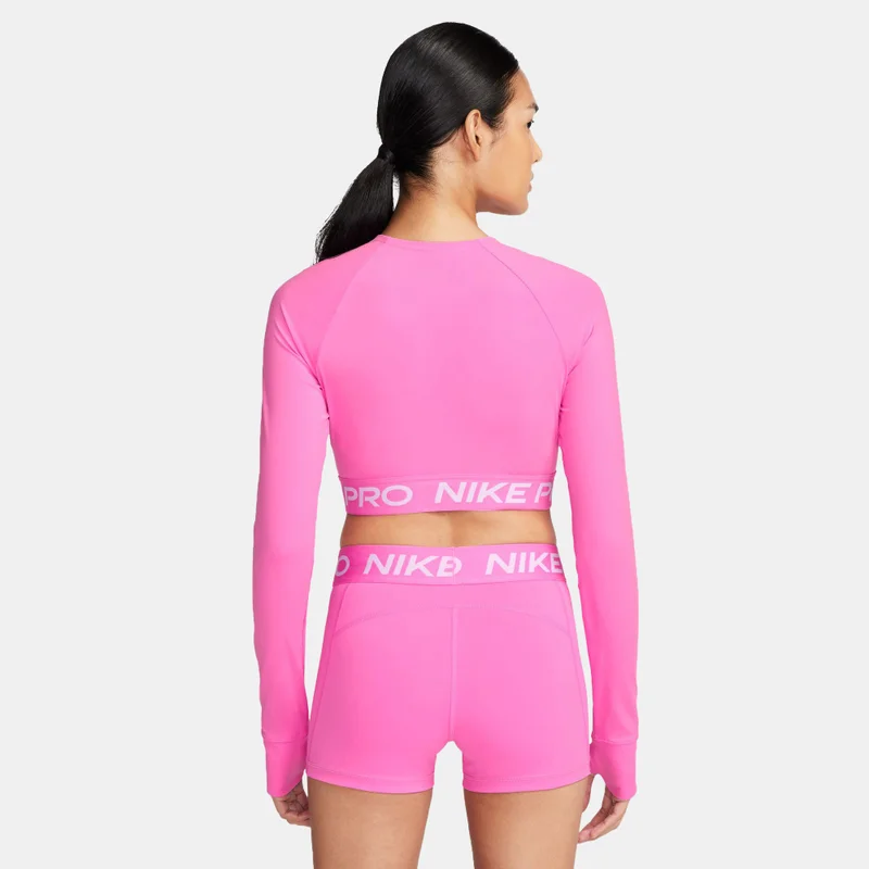Nike Pink Women's Pro Dri-FIT Crop Top for Women | Best Price UAE