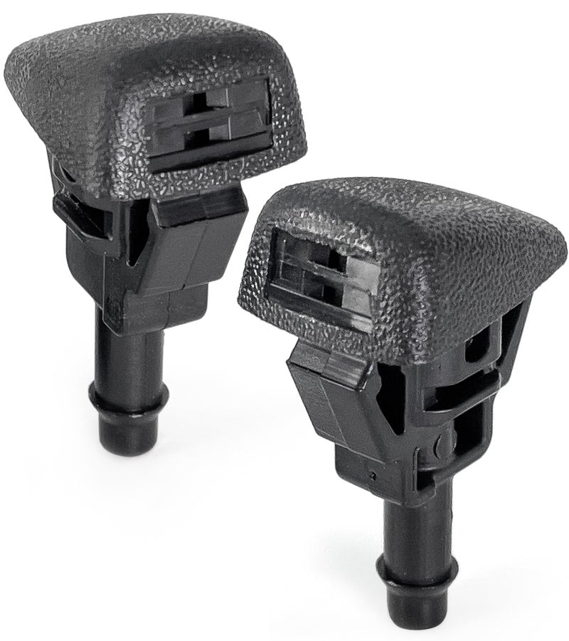 Click&Fit Windshield Washer Nozzles compatible with 2015-2024 Chevrolet Equinox, GMC Yukon, Cadillac Escalade, Buick Enclave – Wiper water jet sprayers replaces 95429754, 23181646, 2-pcs, 2-Outlets - Image 1