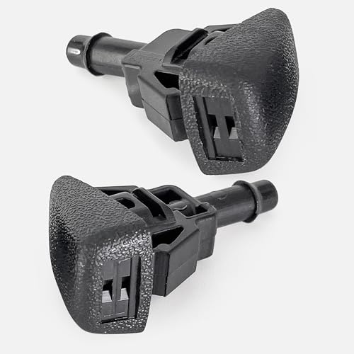 Click&Fit Windshield Washer Nozzles compatible with 2015-2024 Chevrolet Equinox, GMC Yukon, Cadillac Escalade, Buick Enclave – Wiper water jet sprayers replaces 95429754, 23181646, 2-pcs, 2-Outlets - Image 5