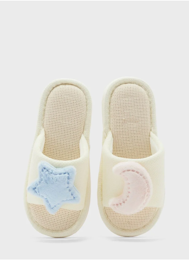 Ginger Moon And Star Bedroom Slippers