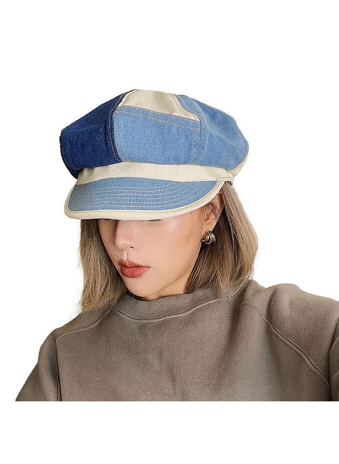 Etncy Life - Bucket Sun Hat Women Packable Fisherman Denim Floppy Hats (Bluec) - Image 1