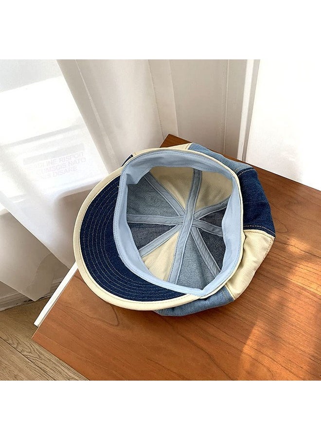 Etncy Life - Bucket Sun Hat Women Packable Fisherman Denim Floppy Hats (Bluec) - Image 1