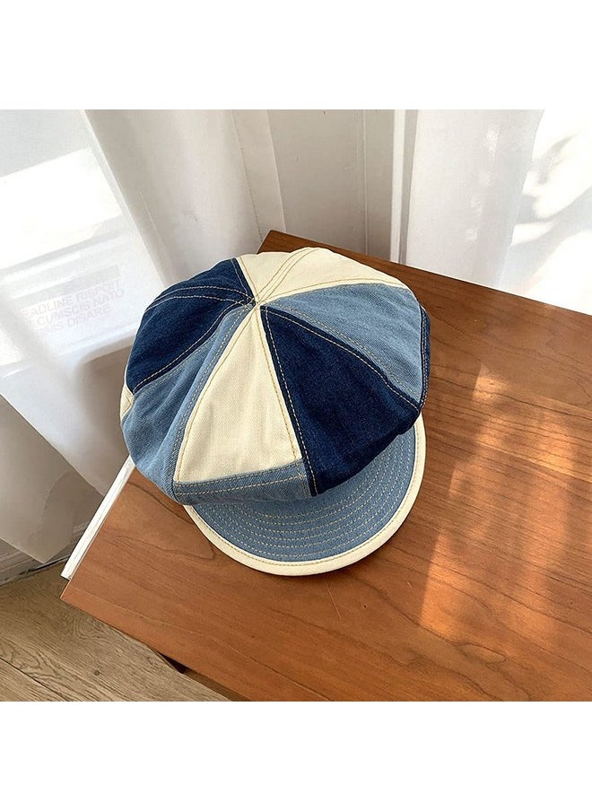 Etncy Life - Bucket Sun Hat Women Packable Fisherman Denim Floppy Hats (Bluec) - Image 1