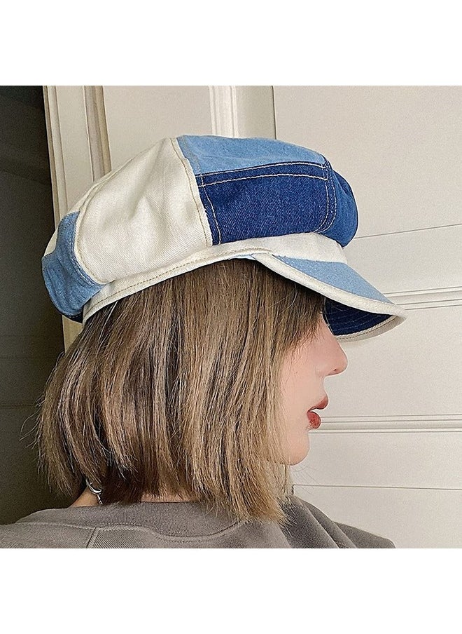Etncy Life - Bucket Sun Hat Women Packable Fisherman Denim Floppy Hats (Bluec) - Image 1