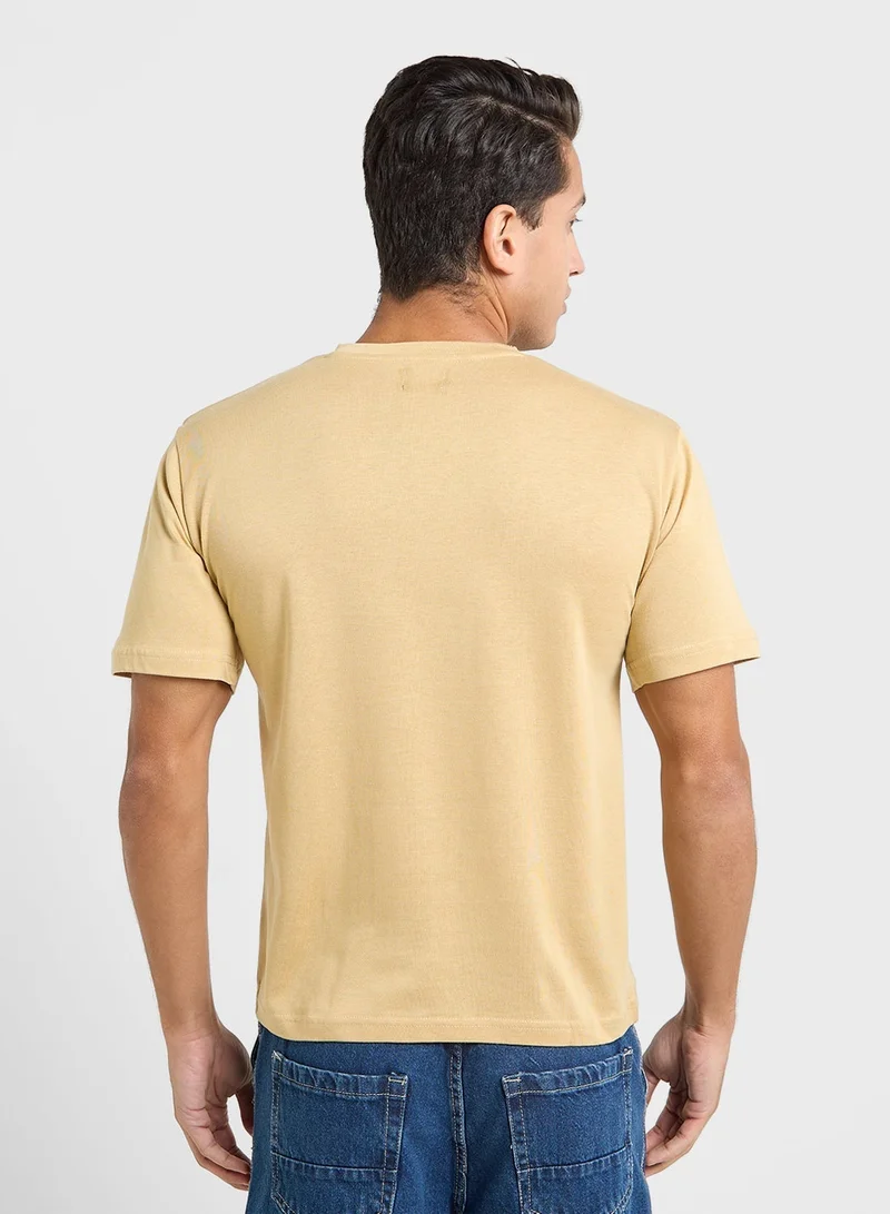 سفنتي فايف تيشيرت جرافيك واسع