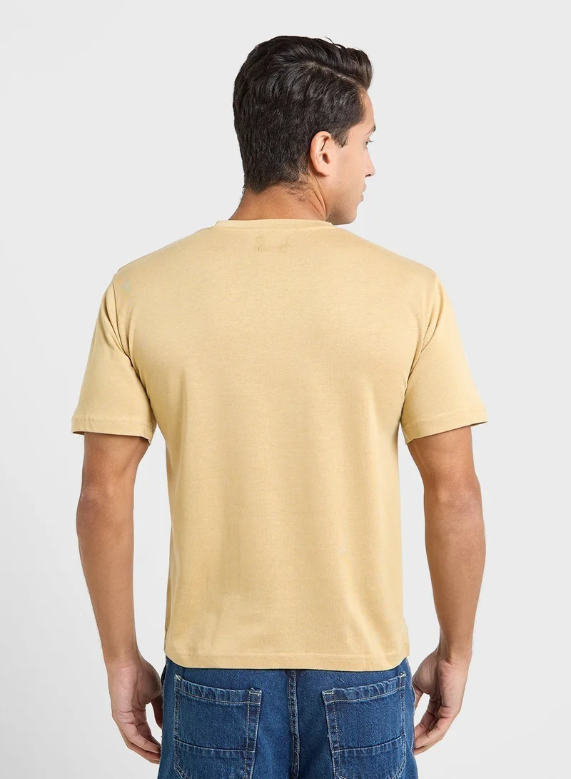 سفنتي فايف تيشيرت جرافيك واسع