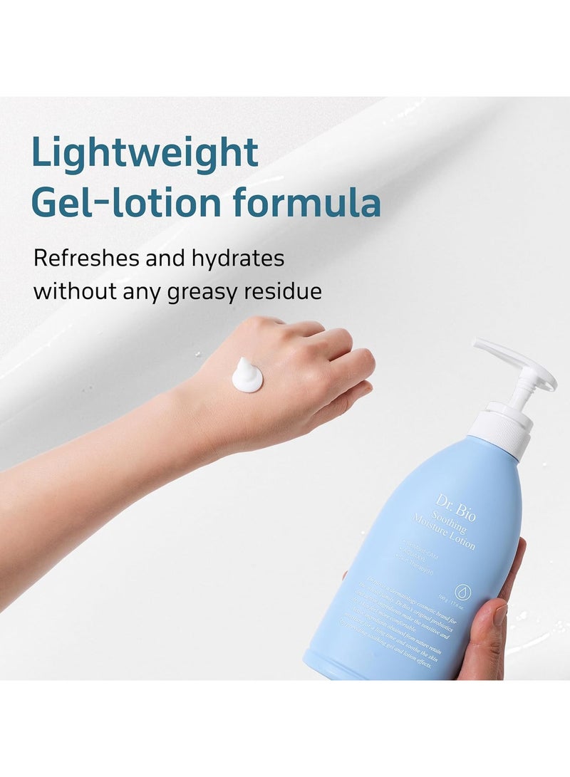 Dr.Bio Korean Soothing Moisture Lotion 500g | Hydrating Body Moisturizer with Ceramide, Probiotics & CICA | For Sensitive & Dry Skin - Image 3