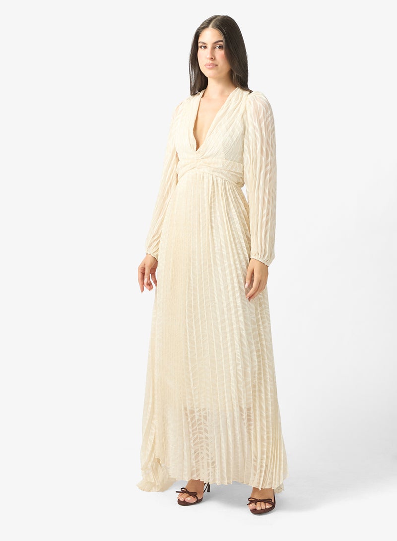 ELLA Deep Neck A-line Dress - Image 4