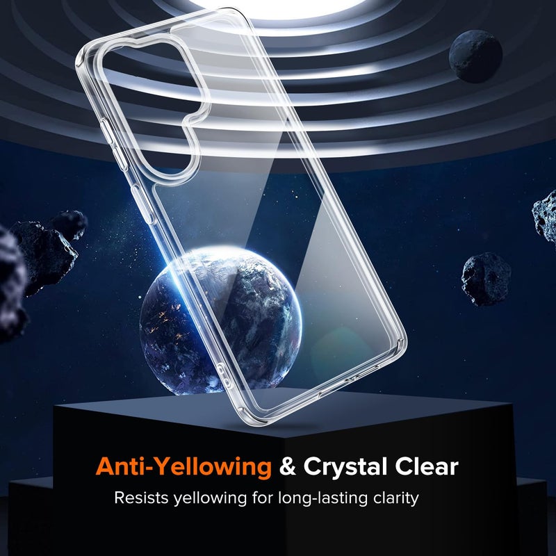 ivoler 3-in-1 Case for Samsung Galaxy S26 Ultra 6.9â€ with 2 Pack Tempered Glass Screen Protector[Full Coverage], [Military Grade Protection] Slim Phone Bumper Cover Clear [Non-Yellowing] - Image 4