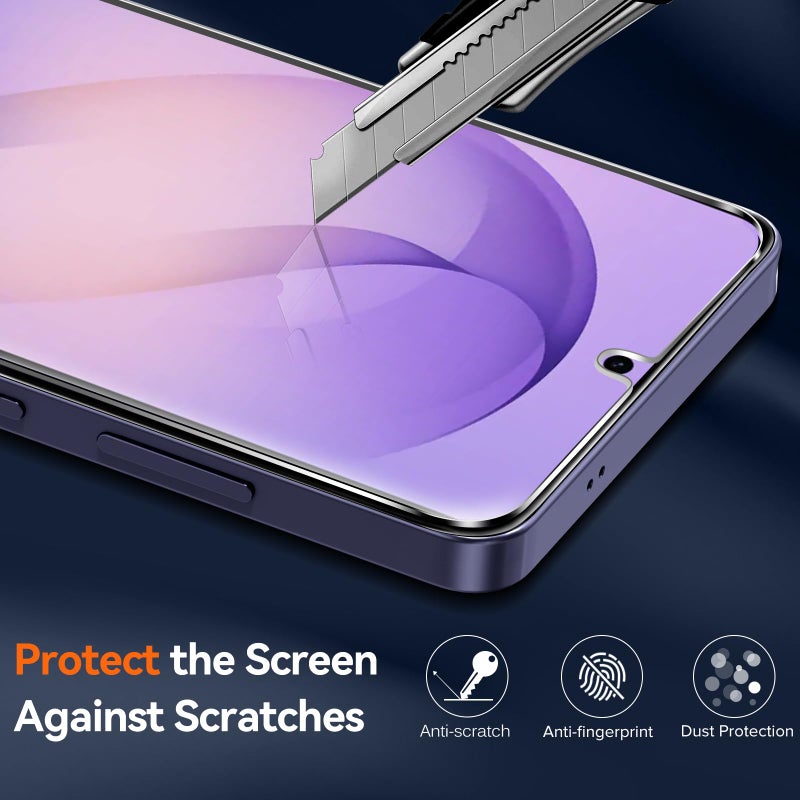 ivoler 3-in-1 Case for Samsung Galaxy S26 Ultra 6.9â€ with 2 Pack Tempered Glass Screen Protector[Full Coverage], [Military Grade Protection] Slim Phone Bumper Cover Clear [Non-Yellowing] - Image 2