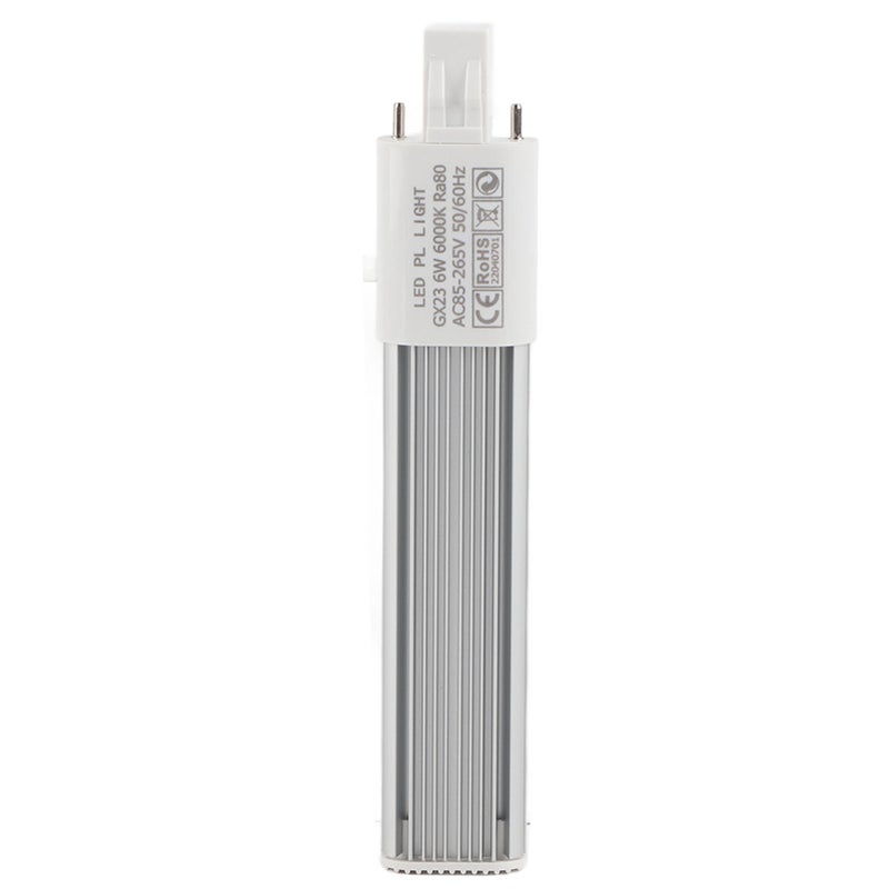 6W 2-Pin LED Compact Lamp Horizontal Recessed Tube Light Bulb Lighting Fixtures GX23 Cool White - Image 1