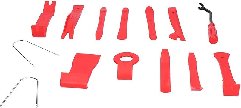 14 قطعة أحمر مجموعة أدوات إزالة لوحة باب السيارة لإصلاحات لوحة العدادات - Image 2