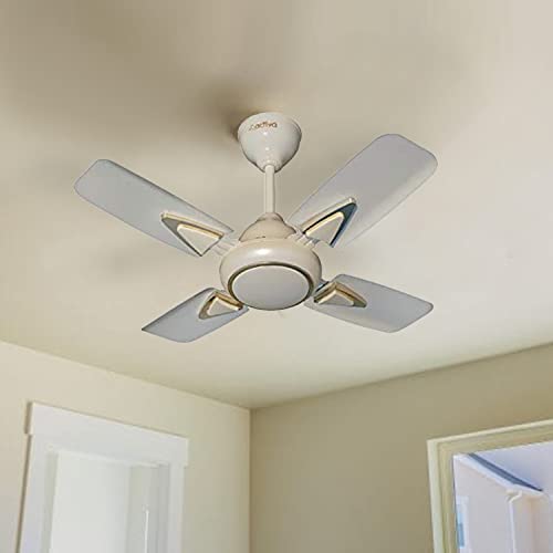 ACTIVA Galaxy-1 600mm Ceiling Fan | 600mm Sweep | 850 RPM High Speed | 50W Copper Motor | 4 Blades | Anti-Dust Coating | Compact Ceiling Fan for Kitchen/Small Room | 2 Year Warranty (Ivory) - Image 3