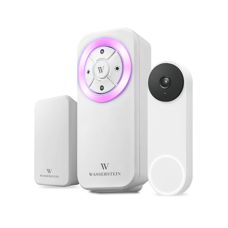 Wasserstein Doorbell Chime for Google Nest Doorbell (Wired, 2nd Gen & 3rd Gen) with Wired Transmitter - NOT Compatible with Nest Doorbell (Battery) - Made for Google Nest - Doorbell NOT Included - Image 1